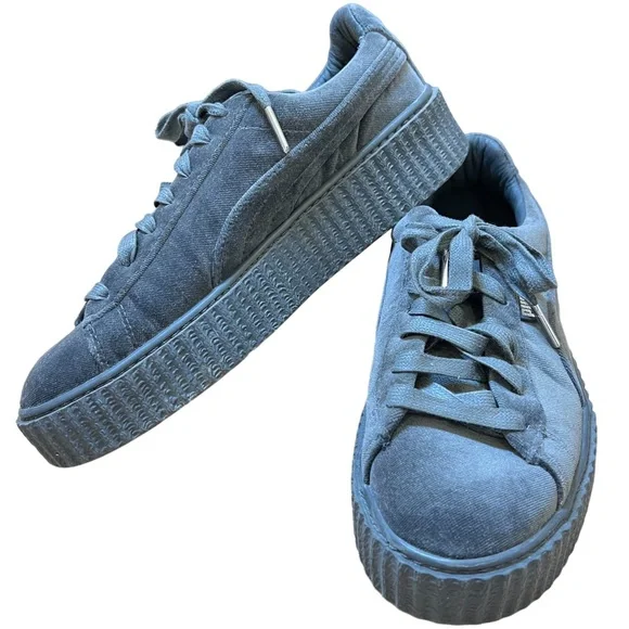 Puma Shoes Puma Fenty Creeper Glacier Gray 26 Womens 85 Thick Chunky Sole Sneaker Shoe Poshmark